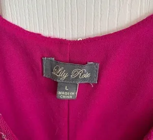 Pink sequenced dress Size L thumbnail 2