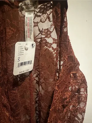 NWT Free People Lacey Daze Leggings- Wine Bord $48MSRP thumbnail 7