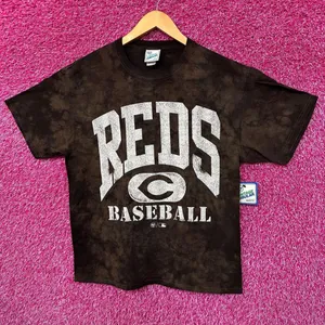 Cincinnati Reds Baseball Training Camp MLB Camo Tie Dye L  thumbnail 1