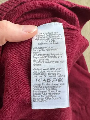 J. Crew Women’s Deep Red Crewneck Sweater thumbnail 5