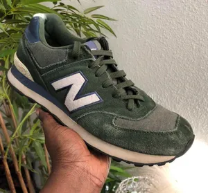 New Balance Retro Y2K Streetwear Green blue 574 trainers sneakers thumbnail 1