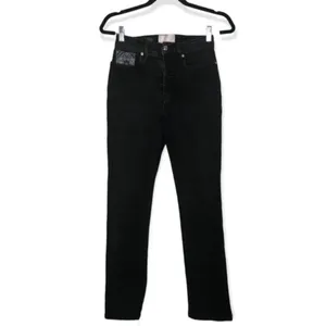 Revice Hourglass Fit Love Noir Black Size 24 90s Straight Leg Mom‎ Jeans NEW thumbnail 15