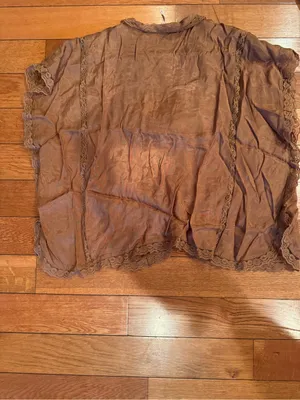 NWT Free People Marigold Shine Lace Top Holiday Toffee Size S thumbnail 6