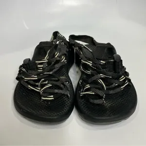 Chacos women's Z sandals adjustable black and white size 6‎ thumbnail 2