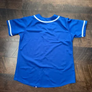 Champion Blue Baseball Jersey thumbnail 10