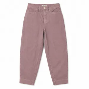 Madewell 26 Slim Emmett Tapered Pants High Rise Vintage Petal Pink MD115 Relaxed thumbnail 2