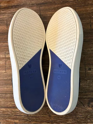 Rothy's The Original Slip On Sneaker‎ Womens 8.5 Blue Gray Camo Knit thumbnail 7