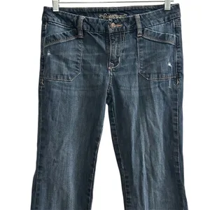Old Navy Women's Bootcut Jeans Size 6 Blue Stretch Denim‎ 5-Pocket thumbnail 5