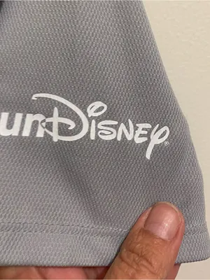 Disney Womens Shirt M Disneyland Halloween Half Marathon Run Gray Maleficent thumbnail 4