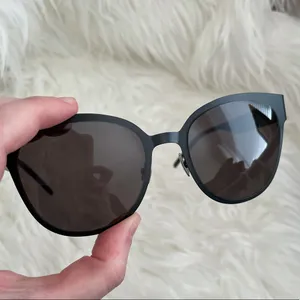 YSL 54mm round metal sunglasses thumbnail 9