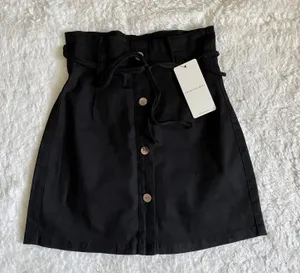 Paper Bag High Waist Retro Tie Skirt thumbnail 1