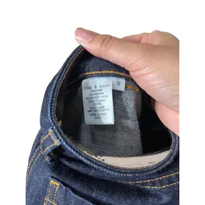 American Rag Rag Bone Dark Wash Wide Leg Baggy Fit Front Patch‎ Pockets Jeans Size 30 thumbnail 8