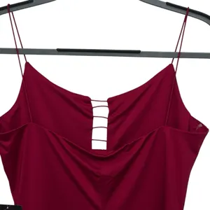 Bebe‎ XL Spaghetti Strap Beautiful Red Bodycon Bandage Dress NWT thumbnail 6