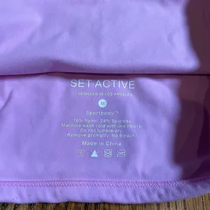 SET Active Sportbody Box Cut Racerback Sports Bra in Pink thumbnail 5