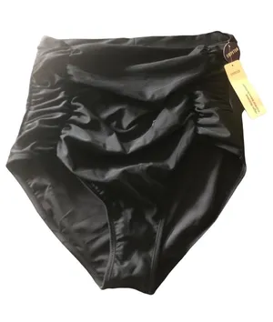 Shapermint Ruched High Waisted Bikini Bottom Swimsuit Tummy Control XXL thumbnail 1