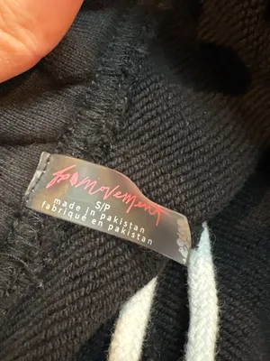 Free People FP Movement Top Score Cotton Pants in black thumbnail 5
