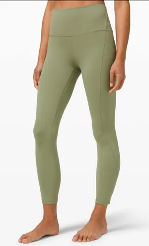 Lululemon Align High Rise Pant with Pockets 25" Rosemary Green thumbnail 1