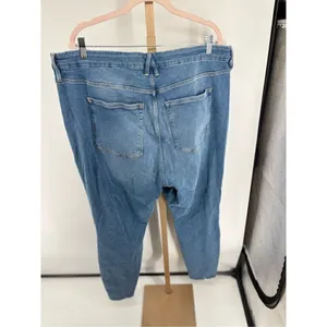 Good American Good Legs Raw Hem Light Wash Skinny Jeans Size 24 thumbnail 7