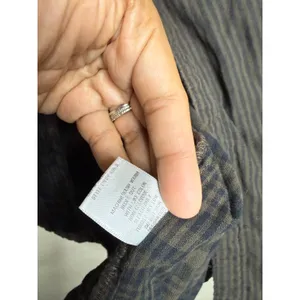 CP Shades x Free People Mixed Plaid Pinstripe Cotton Tie Front Jacket size S thumbnail 10
