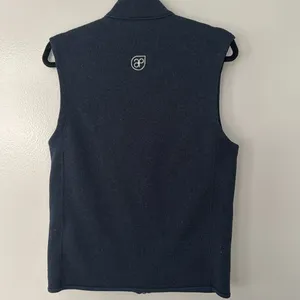 Patagonia Dark Blue Sleeveless Fleece Vest company logo embroidered Size S thumbnail 9
