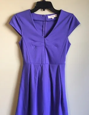 Altar'd State XS‎ purple short sleeved dress thumbnail 1
