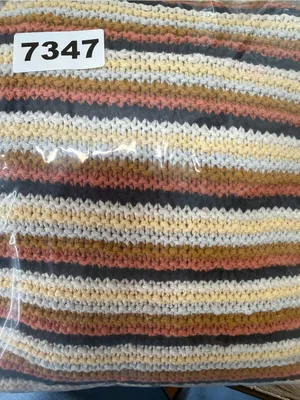 Madewell Arden V-Neck Crop Striped Multicolor Knit Sweater Size small thumbnail 7