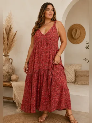 Joie 100% Cotton Printed Maxi Dress | XXL | Made in India | Boho Cottagecore thumbnail 9