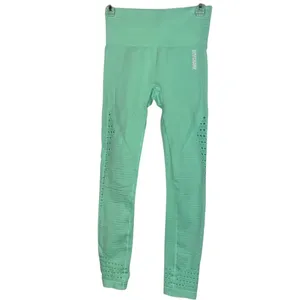 Gymshark Women's XS Energy Seamless Legging Mint Green‎ Cut Outs Gym Sporty thumbnail 2