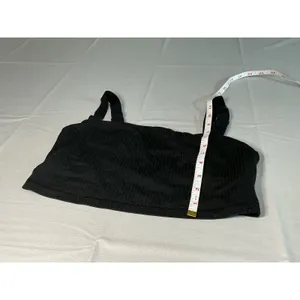 OFFLINE by Aerie Real Me Recharge Sports Bra Black Ribbed Adjustable Straps M thumbnail 4