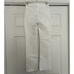 Madewell Mid Rise Kick Out Ankle Length Jeans Pure White Womens Size 23 thumbnail 6