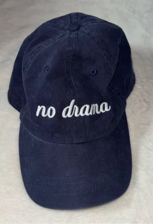 Aerie No Drama Embroidered Baseball Cap thumbnail 1