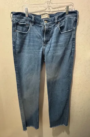 Abercrombie Mid-Rise Jeans Straight 90s thumbnail 1