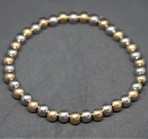 Stainless Steel Beaded Bracelet #4311 thumbnail 1