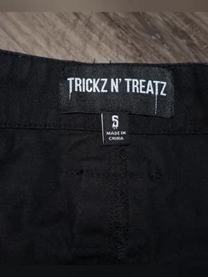 Dolls kill Ghoulish Glow In The Dark Wide Leg cargo Pants size small- baggy thumbnail 7