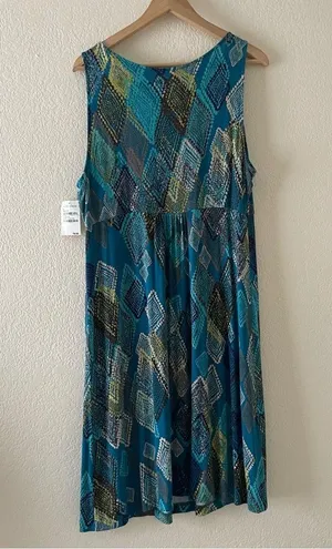 Halogen Diamond print knit sundress thumbnail 4