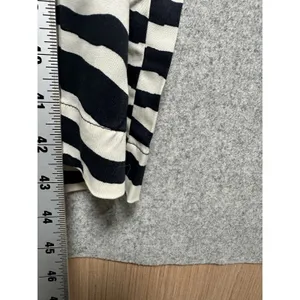 K. Jordan Large‎ Womens Pants Wide Leg Zebra Print Black White Loose Flowy thumbnail 7