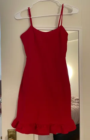 Lulus Red Midi Dress thumbnail 2
