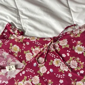 NWT Aeropostale Dress A-Line Womens Size‎ Small Pink Mini Y2K Babydoll Floral thumbnail 3