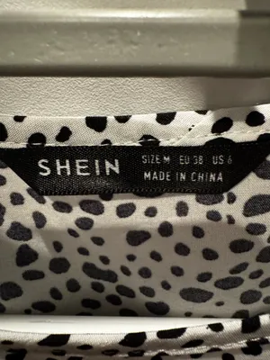Chic SHEIN Dalmatian Dot Blouse 🖤🤍 thumbnail 2