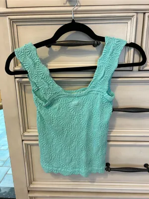 Free people love letter cami xs/s aqua thumbnail 3