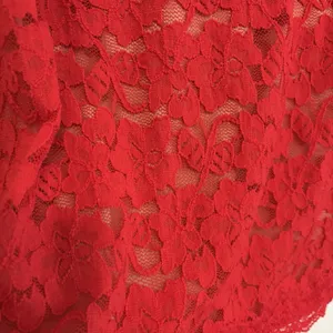 NWT Express Red‎ Lace Backless Short Long Sleeve Mini Dress Y2K Cocktail Party L thumbnail 3