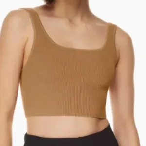 ARITZIA | BABATON Sculpt Knit Squareneck‎ Cropped Tank thumbnail 1