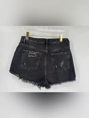Free People Lasso Short‎ in Washed Black size 31 thumbnail 4