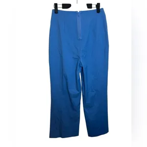 Alice + Olivia Sky Blue Paradise High Rise Cropped Wide Leg Pants thumbnail 4