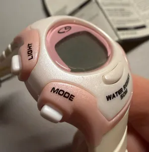 Champion Pink and White Digital Sport Watch thumbnail 1