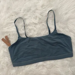 Skims Cotton Jersey Scoop Bralette Kyanite Size 3X thumbnail 2