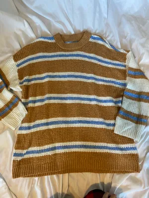 American Eagle waffle knit sweater thumbnail 6