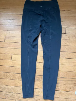 Lululemon Pushing Limits 7/8 Tight (Nulu 25") size 8 in black thumbnail 3