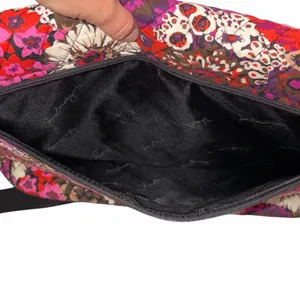 Vera Bradley Rosewood Floral Canvas Laptop Messenger Bag Briefcase Crossbody Bag thumbnail 6