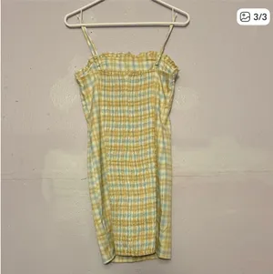 Papaya Pastel Plaid Sleeveless Mini Dress thumbnail 3
